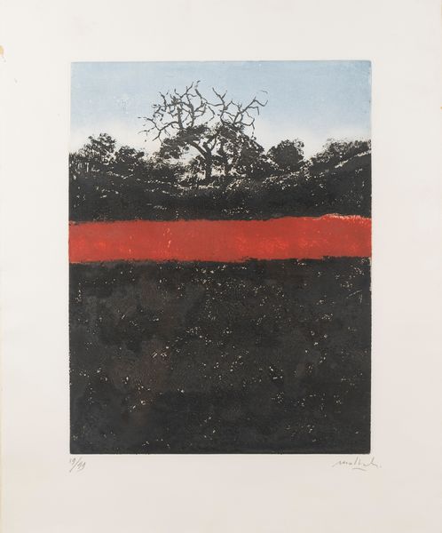 Carlo Mattioli : Paesaggio  - Asta Grafica Internazionale e Multipli d'Autore - Associazione Nazionale - Case d'Asta italiane