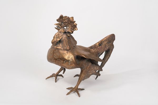 Luciano Minguzzi : Gallo  - Asta Grafica Internazionale e Multipli d'Autore - Associazione Nazionale - Case d'Asta italiane