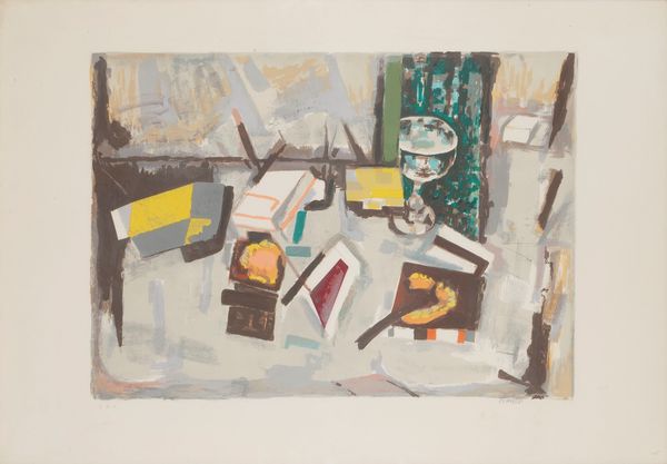 FAUSTO PIRANDELLO : Natura morta  - Asta Grafica Internazionale e Multipli d'Autore - Associazione Nazionale - Case d'Asta italiane