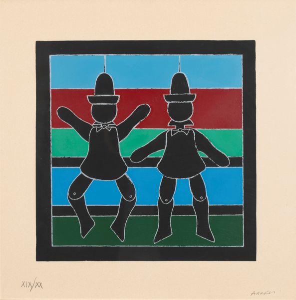 FRANCO ANGELI : Burattini  - Asta Grafica Internazionale e Multipli d'Autore - Associazione Nazionale - Case d'Asta italiane