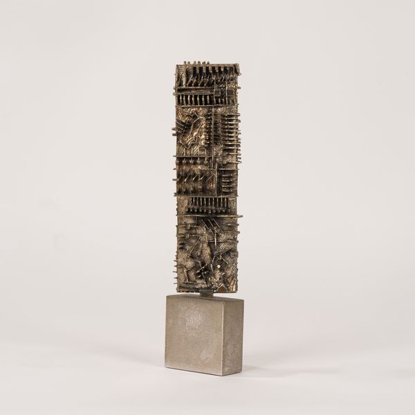 Arnaldo Pomodoro : Stele per Olivetti Finfactoring  - Asta Grafica Internazionale e Multipli d'Autore - Associazione Nazionale - Case d'Asta italiane