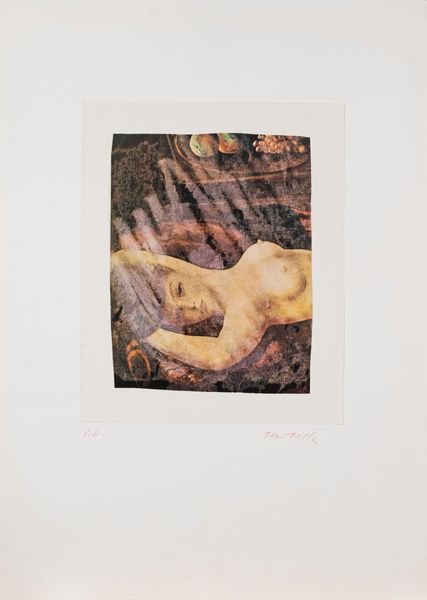 MIMMO ROTELLA : Fanciulla  - Asta Grafica Internazionale e Multipli d'Autore - Associazione Nazionale - Case d'Asta italiane