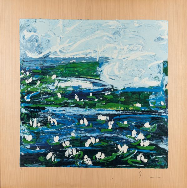 MARIO SCHIFANO : Water  - Asta Grafica Internazionale e Multipli d'Autore - Associazione Nazionale - Case d'Asta italiane