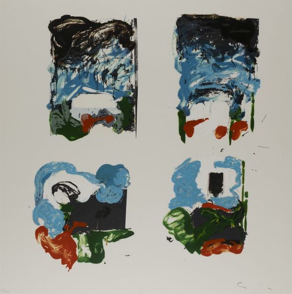 MARIO SCHIFANO : Paesaggi  - Asta Grafica Internazionale e Multipli d'Autore - Associazione Nazionale - Case d'Asta italiane