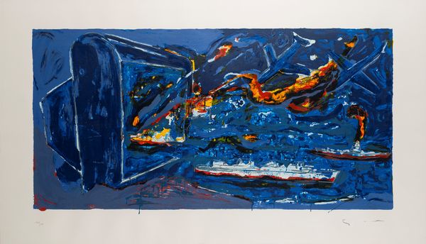 MARIO SCHIFANO : Stand by  - Asta Grafica Internazionale e Multipli d'Autore - Associazione Nazionale - Case d'Asta italiane