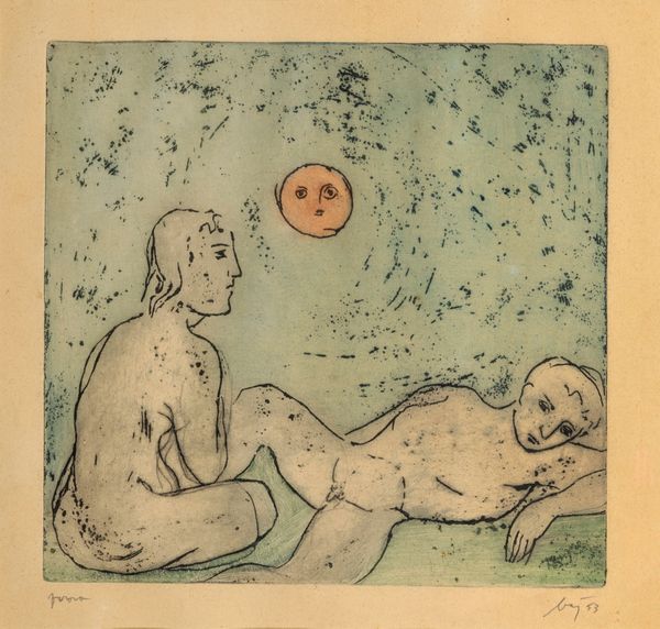 ENRICO BAJ : Donna e uomo  - Asta Grafica Internazionale e Multipli d'Autore - Associazione Nazionale - Case d'Asta italiane