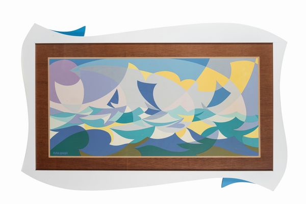 Giacomo Balla : Linee forza di mare (Mattutino)  - Asta Grafica Internazionale e Multipli d'Autore - Associazione Nazionale - Case d'Asta italiane