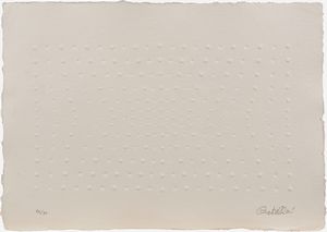 ENRICO CASTELLANI : 4 rilievi calcografici  - Asta Grafica Internazionale e Multipli d'Autore - Associazione Nazionale - Case d'Asta italiane