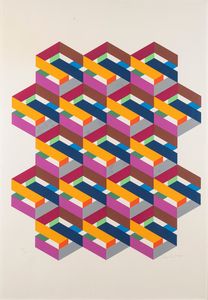 Franco Grignani - Intrecci colorati