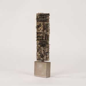 Arnaldo Pomodoro : Stele per Olivetti Finfactoring  - Asta Grafica Internazionale e Multipli d'Autore - Associazione Nazionale - Case d'Asta italiane
