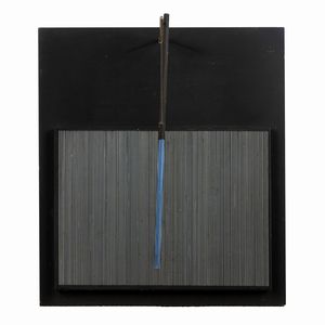 Jesus Rafael Soto - Inclin bleu et noir