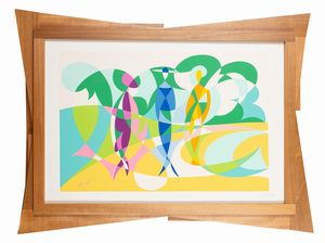 Giacomo Balla - Figure e paesaggio nella luce