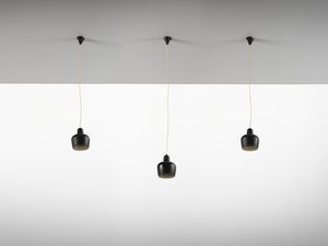AALTO ALVAR (1898 - 1976) : Tre lampade a sospensione Golden Bell per Artek  - Asta Asta 494 | DESIGN E ARTI DECORATIVE DEL NOVECENTO Online - Associazione Nazionale - Case d'Asta italiane