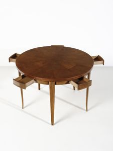 PECORINI GUGLIELMO : Tavolo da gioco  - Asta Asta 494 | DESIGN E ARTI DECORATIVE DEL NOVECENTO Online - Associazione Nazionale - Case d'Asta italiane