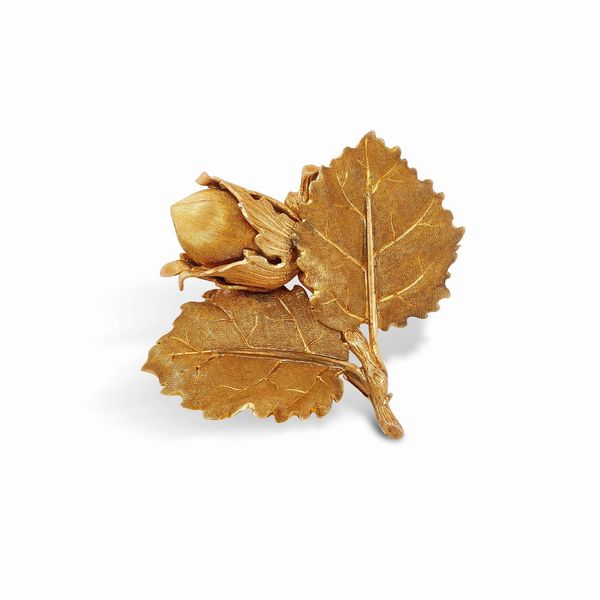 BUCCELLATI : BUCCELLATI SPILLA A FORMA DI FIORE  - Asta GIOIELLI - Associazione Nazionale - Case d'Asta italiane