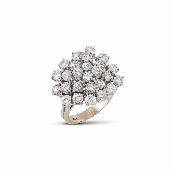 ANELLO CON DIAMANTI  - Asta GIOIELLI - Associazione Nazionale - Case d'Asta italiane