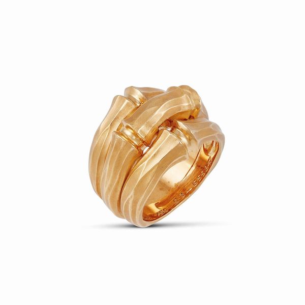 CARTIER : CARTIER ANELLO BAMBOO  - Asta GIOIELLI - Associazione Nazionale - Case d'Asta italiane