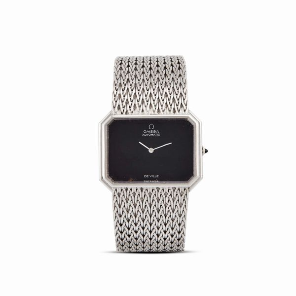 OMEGA DE VILLE "TV SCREEN" IN ORO BIANCO  - Asta GIOIELLI - Associazione Nazionale - Case d'Asta italiane