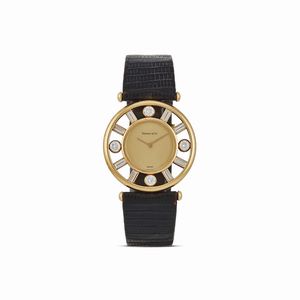 Tiffany & Co - TIFFANY & CO. PALOMA PICASSO OROLOGIO IN ORO E DIAMANTI ANNO 1984