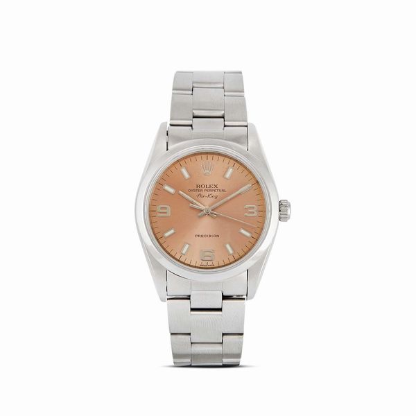 ROLEX : ROLEX AIR-KING PRECISION REF. 14000M N. F2008XX ANNO 2004  - Asta OROLOGI - Associazione Nazionale - Case d'Asta italiane