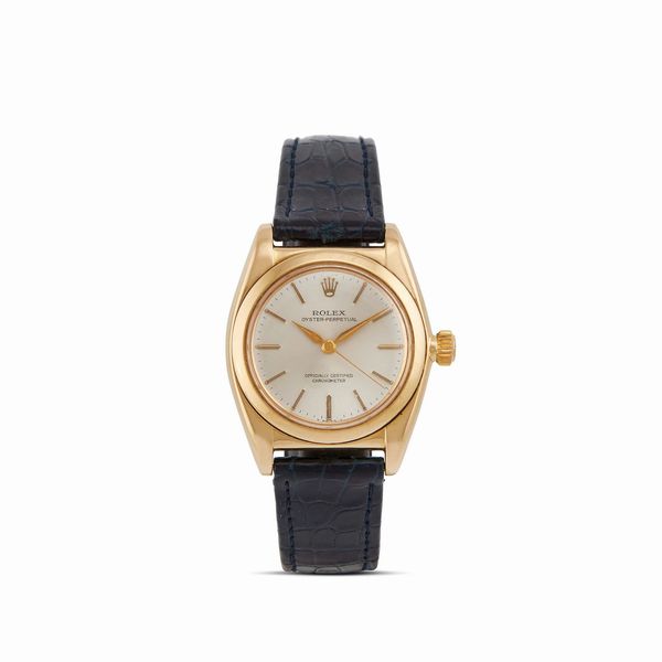 ROLEX : ROLEX OVETTO 'BUBBLEBACK' REF. 3131 N. 5368XX ANNO 1960  - Asta OROLOGI - Associazione Nazionale - Case d'Asta italiane