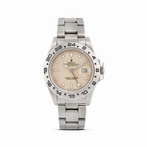 ROLEX - ROLEX EXPLORER II 'CREAM DIAL' REF. 16550 N. 95507XX ANNO 1986