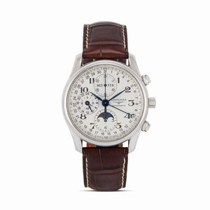 LONGINES - LONGINES REF. L 678.2 MASTER COLLECTION CALENDARIO COMPLETO E FASI LUNARI