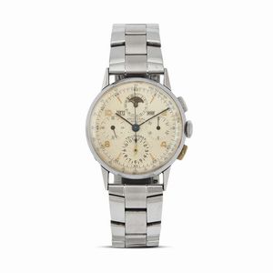 UNIVERSAL GENEVE - UNIVERSAL GENEVE TRICOMPAX REF. 22536 CALENDARIO COMPLETO E FASI LUNARI