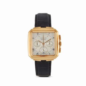 CORUM - CORUM SQUARE REF. 296.121.56 IN ORO GIALLO ANNO 1994