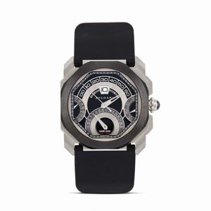 bulgari - BULGARI GERALD GENTA OCTO QUADRI RETRO REF. BGO45BSC CHQR N. Q03XX ANNO 2016