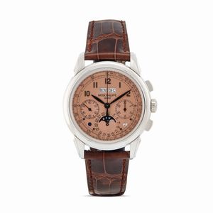 PATEK PHILIPPE - PATEK PHILIPPE REF. 5270P-001 CRONOGRAFO CALENDARIO PERPETUO N. 72063XX/63077XX ANNO 2018