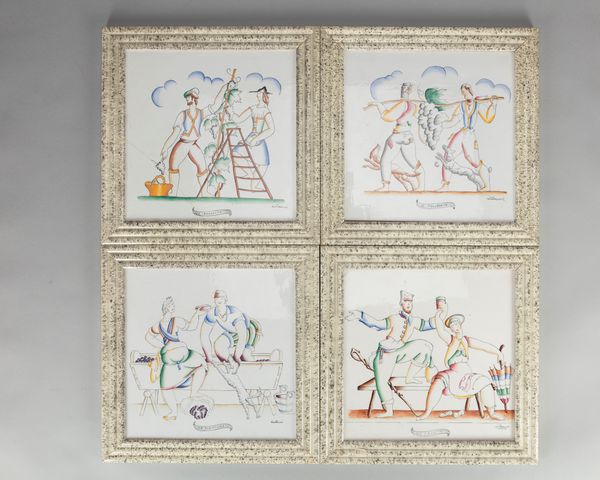 GIO PONTI : La vendemmia  - Asta Design e Arti Decorative - Associazione Nazionale - Case d'Asta italiane