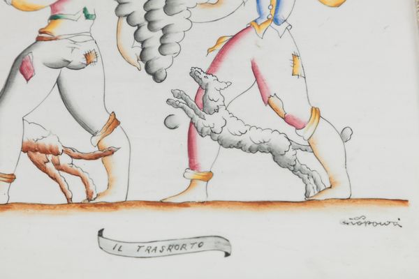 GIO PONTI : La vendemmia  - Asta Design e Arti Decorative - Associazione Nazionale - Case d'Asta italiane