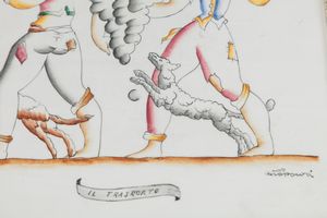 GIO PONTI : La vendemmia  - Asta Design e Arti Decorative - Associazione Nazionale - Case d'Asta italiane