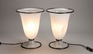 Barovier e Toso - Coppia di lampade da tavolo modello Primavera