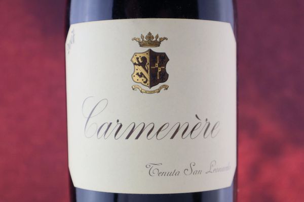 Carmen&egrave;re Tenuta San Leonardo 2007  - Asta Smartwine 2.0 | Christmas Edition - Associazione Nazionale - Case d'Asta italiane