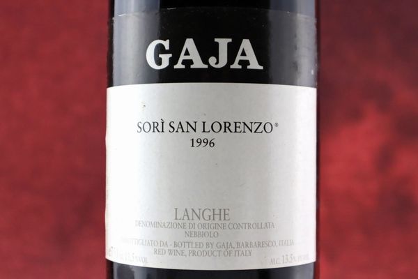 Sor&igrave; San Lorenzo Gaja 1996  - Asta Smartwine 2.0 | Christmas Edition - Associazione Nazionale - Case d'Asta italiane