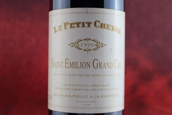 Le Petit Cheval Ch&acirc;teau Cheval Blanc 1999  - Asta Smartwine 2.0 | Christmas Edition - Associazione Nazionale - Case d'Asta italiane