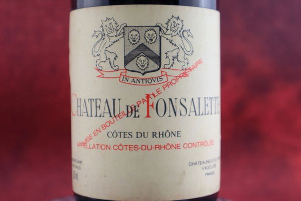 C&ocirc;te du Rhone R&eacute;serve Ch&acirc;teau de Fonsalette 1985  - Asta Smartwine 2.0 | Christmas Edition - Associazione Nazionale - Case d'Asta italiane
