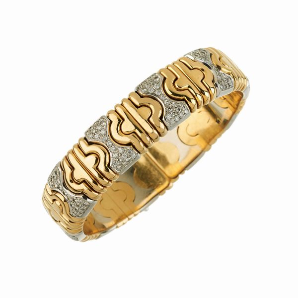BRACCIALE RIGIDO CON DIAMANTI  - Asta GIOIELLI - Associazione Nazionale - Case d'Asta italiane
