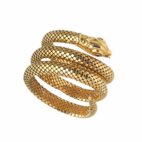 BRACCIALE A SERPE  - Asta GIOIELLI - Associazione Nazionale - Case d'Asta italiane