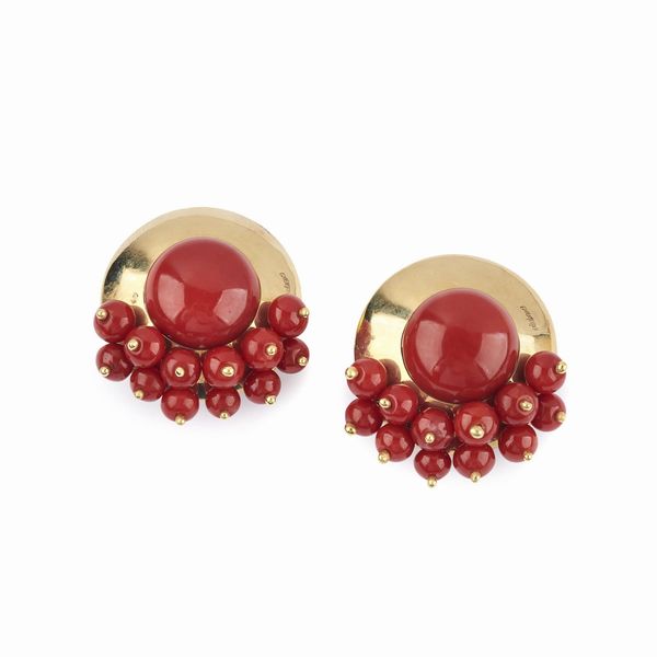 PAIO DI ORECCHINI A DISCO  - Asta GIOIELLI - Associazione Nazionale - Case d'Asta italiane