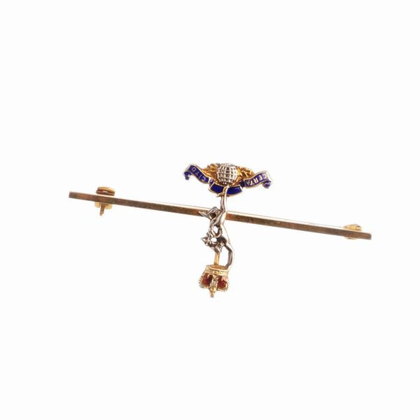 SPILLA A BARRETTA  - Asta GIOIELLI - Associazione Nazionale - Case d'Asta italiane