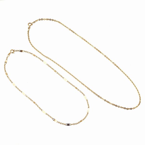 DUE CATENE  - Asta GIOIELLI - Associazione Nazionale - Case d'Asta italiane