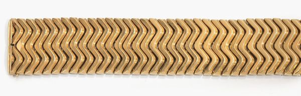Bracciale in oro giallo  - Asta VINTAGE: BORSE E ACCESSORI DI HERMES, LOUIS VUITTON E ALTRE GRANDI MAISON - Associazione Nazionale - Case d'Asta italiane