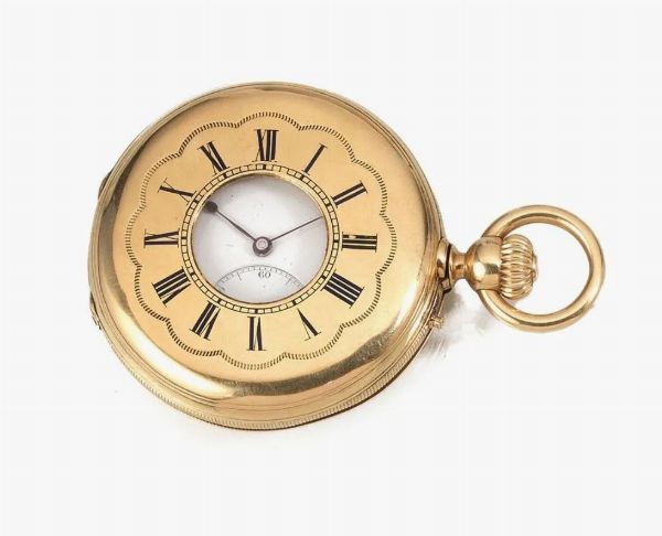 OROLOGIO DA TASCA HEIL & HESS A GENEVE, FINE SEC. XIX, IN ORO GIALLO, CON CATENA  - Asta VINTAGE: BORSE E ACCESSORI DI HERMES, LOUIS VUITTON E ALTRE GRANDI MAISON - Associazione Nazionale - Case d'Asta italiane