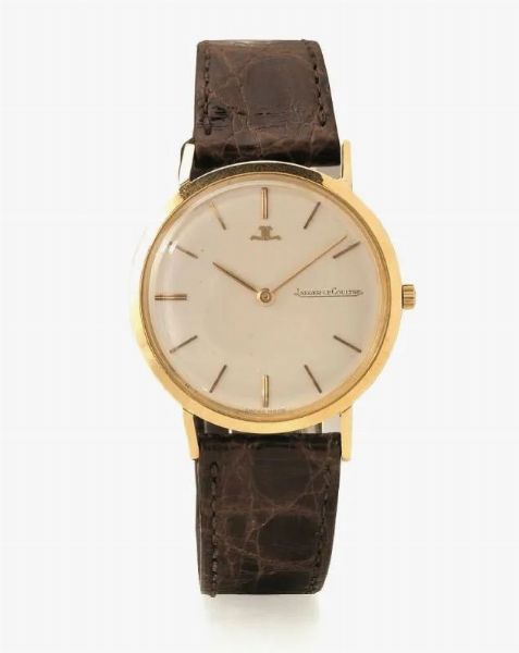 OROLOGIO DA POLSO JAEGER LE COULTRE, REF. 1901, N. 876'341, ANNI &rsquo;60, IN ORO GIALLO 18 KT  - Asta VINTAGE: BORSE E ACCESSORI DI HERMES, LOUIS VUITTON E ALTRE GRANDI MAISON - Associazione Nazionale - Case d'Asta italiane