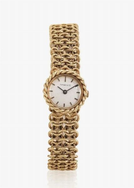 OROLOGIO DA POLSO PER SIGNORA TIFFANY & CO., IN ORO GIALLO 18 KT  - Asta VINTAGE: BORSE E ACCESSORI DI HERMES, LOUIS VUITTON E ALTRE GRANDI MAISON - Associazione Nazionale - Case d'Asta italiane