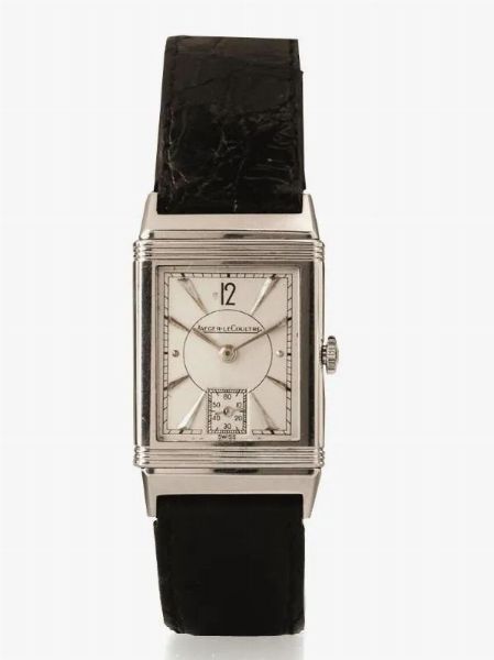OROLOGIO DA POLSO Jaeger le coultre reverso, in acciaio  - Asta VINTAGE: BORSE E ACCESSORI DI HERMES, LOUIS VUITTON E ALTRE GRANDI MAISON - Associazione Nazionale - Case d'Asta italiane