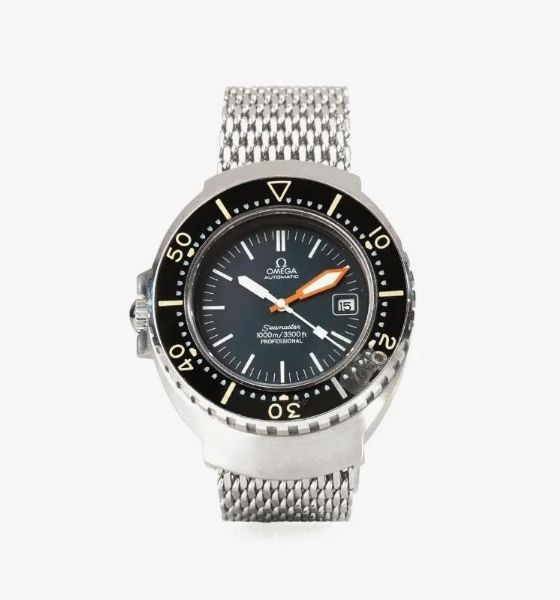OROLOGIO DA POLSO OMEGA SEAMASTER 1000/3300ft, REF. ST 166.0093, ANNI '70, IN ACCIAIO&nbsp;  - Asta VINTAGE: BORSE E ACCESSORI DI HERMES, LOUIS VUITTON E ALTRE GRANDI MAISON - Associazione Nazionale - Case d'Asta italiane
